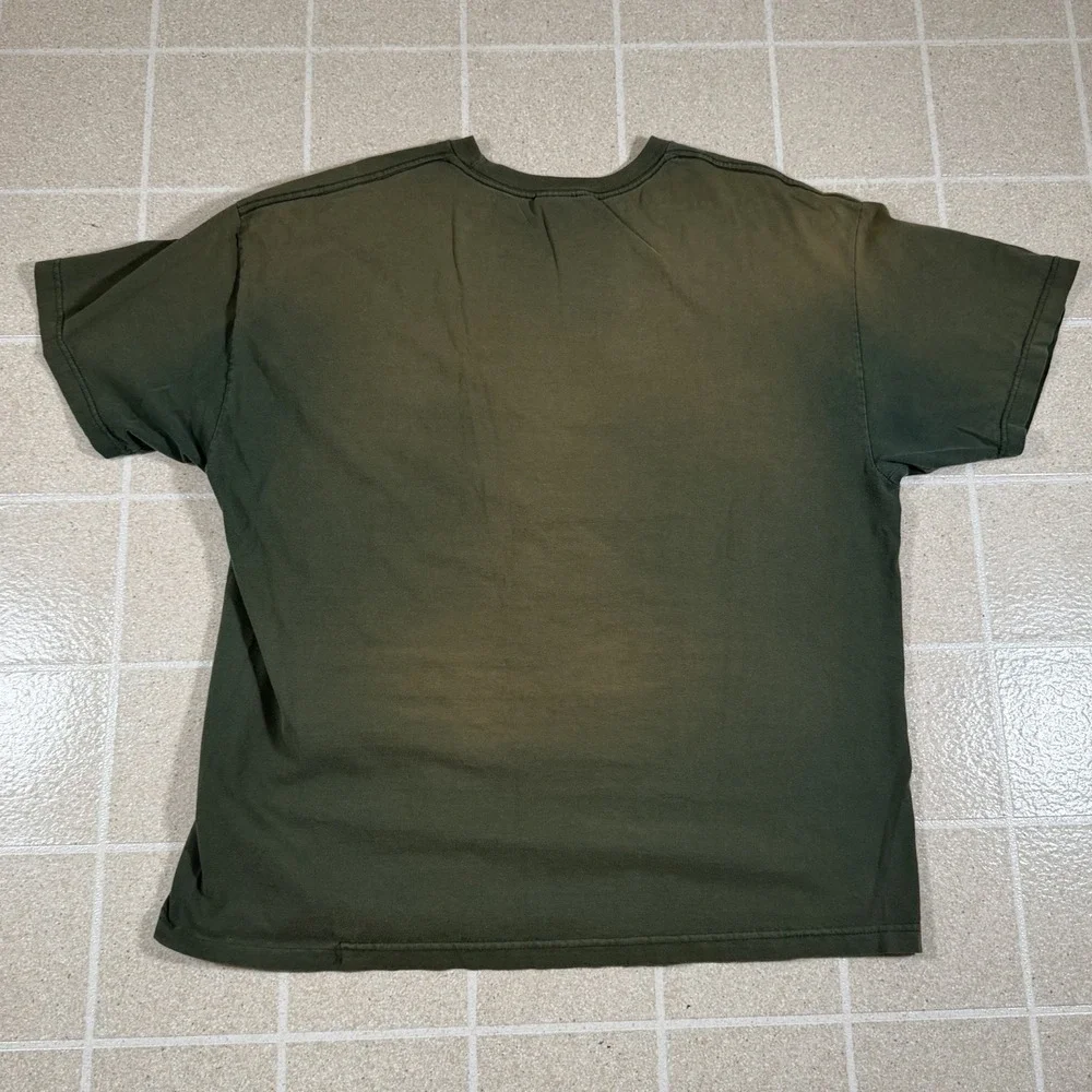 Vintage Y2K 2005 Mickey's Malt Liquor Big Mouth Green T-Shirt Size 2XL Sun Fade